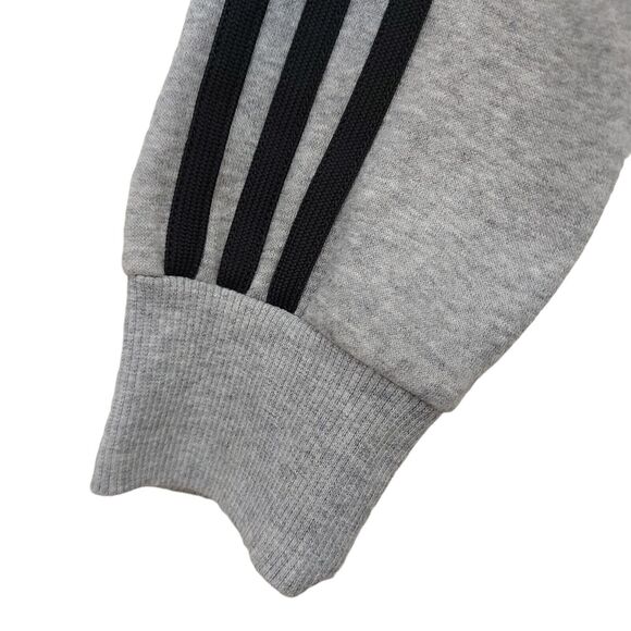 Adidas Neo Full Zip Hoodie Womens Small Gray Orange Athletic Long Sleeve Cozy - Picture 7 of 8